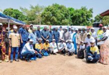 Sécurité routière : la campagne de sensibilisation le long du corridor de Simandou s’achève à Forécariah (Communiqué de presse)