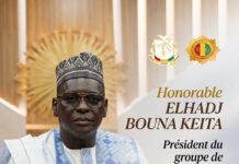 Assemblée nationale : Honorable Elhadj Bouna remercie ses collègues députés après sa désignation comme président du groupe Alliance Républicaine