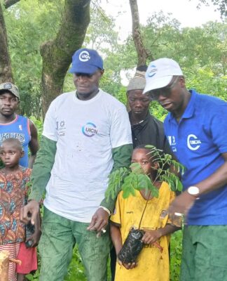 Kindia : lancement du reboisement de la forêt communautaire de Kagbelen