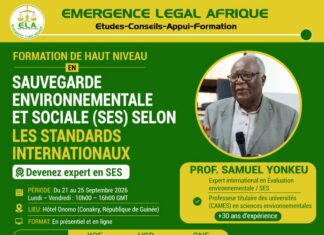 Formation de haut niveau en Sauvegarde Environnementale et Sociale : une opportunité pour devenir expert des standards internationaux